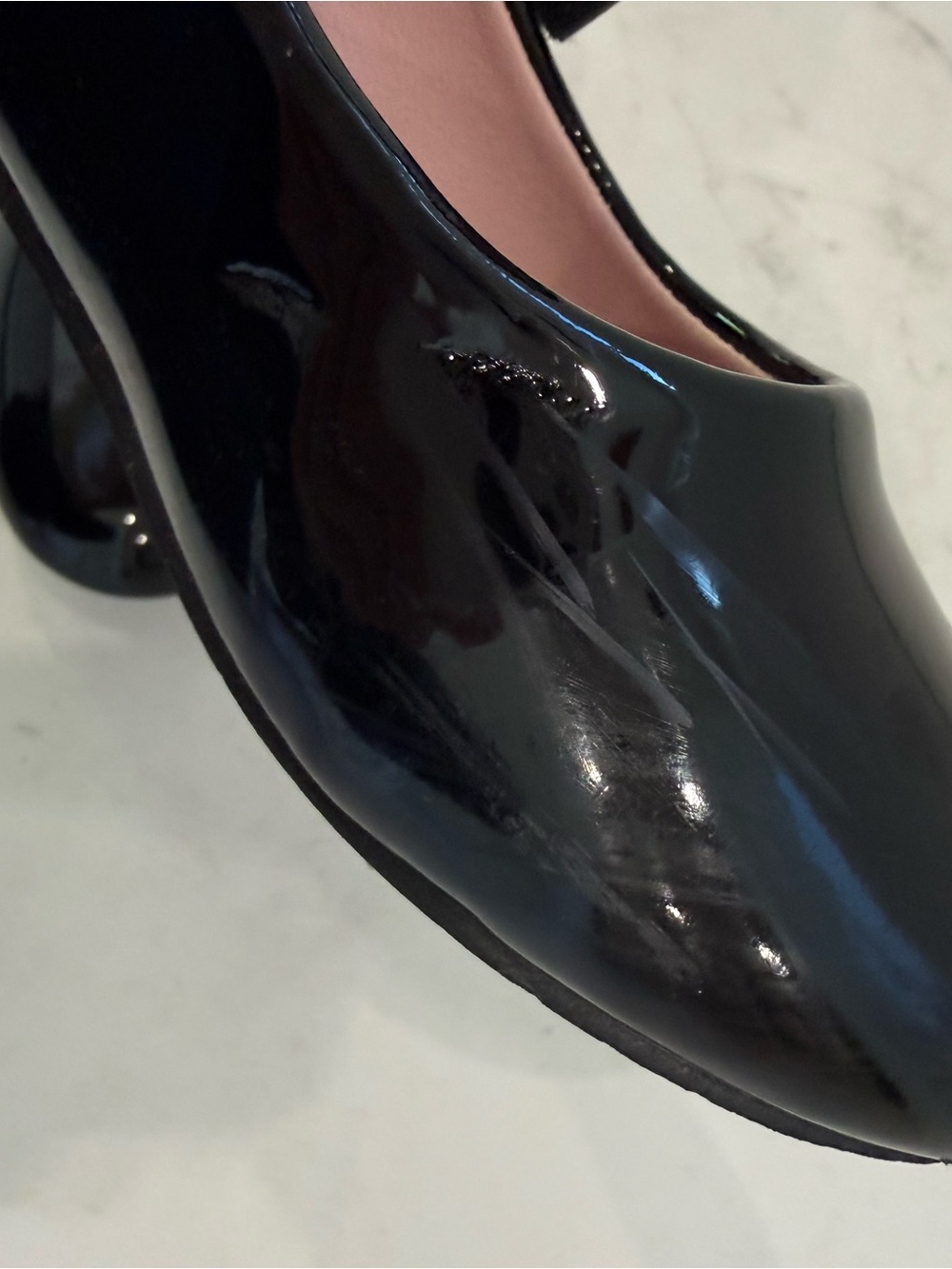 Girls Classic Mary Jane Patent Flats - Black 10T - Picture 3 of 6